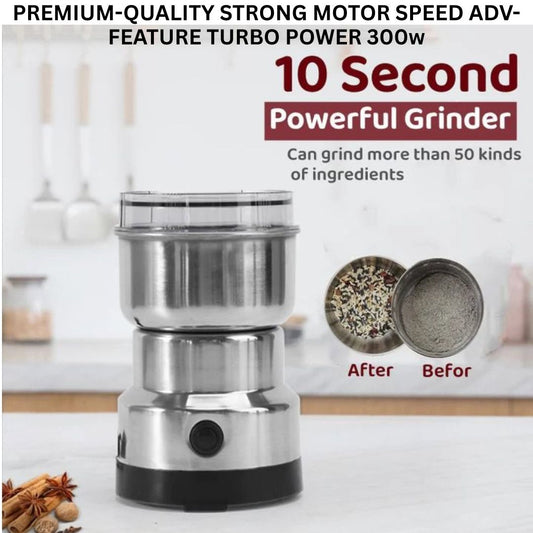 Premium - Quality Electric Grinder 2 in 1 Stainless Steel Electric Grinder & Juicer Blender With Jug