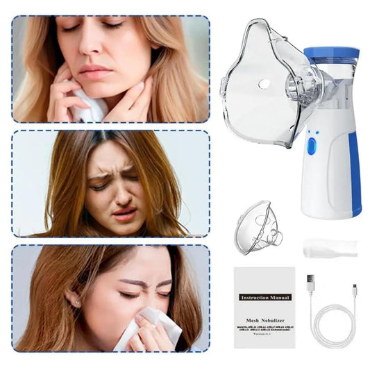 Medical Silent Mesh Nebulizer – Silent, Efficient & Travel-Friendly