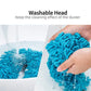 Flexible Microfiber Fan Duster with Telescopic Metal Rod – Random Color
