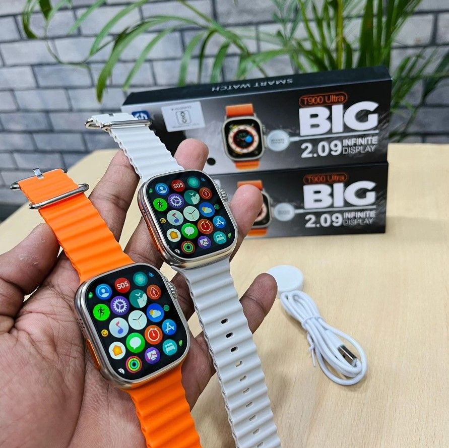 T900 Ultra Smart Watch Fitness Tracker - 2.09 Infinite Display (random color)