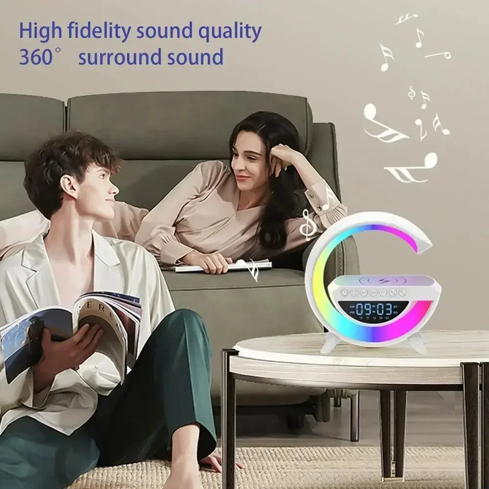 G Shape Bluetooth Speaker + Wireless Charger