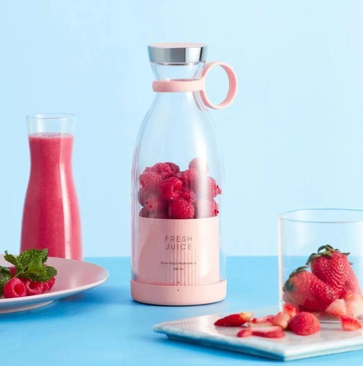 Portable 6 Blades Mini Bottle Juicer
