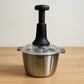 Assorted Stainless Steel Manual Food Chopper 2L