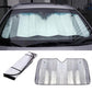 Universal Car Windscreen Sunshade 130 by 60 CM,For Hatchback ,Small Cars ,,Anti heat material -Universal Car Sun shade 130 by 60 CM