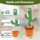 Rechargeable Talking & Dancing Cactus Toy with Music & Light
