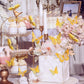 3D Gold Butterfly Wall Decor | Removable Stickers ( 12 Pcs )